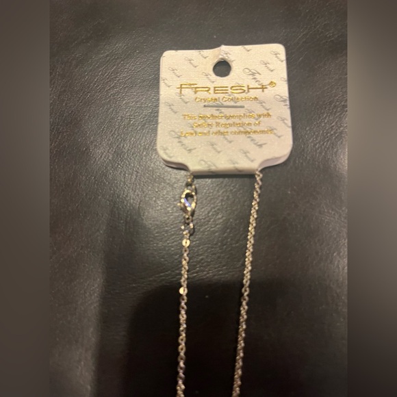 Fashion silver/black Fleur de Lis Necklace - Picture 5 of 8